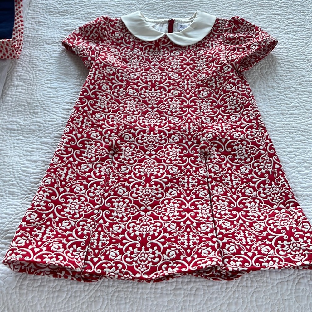 Rachel Riley Brocade dress. Perfect for holiday in warmer climate.